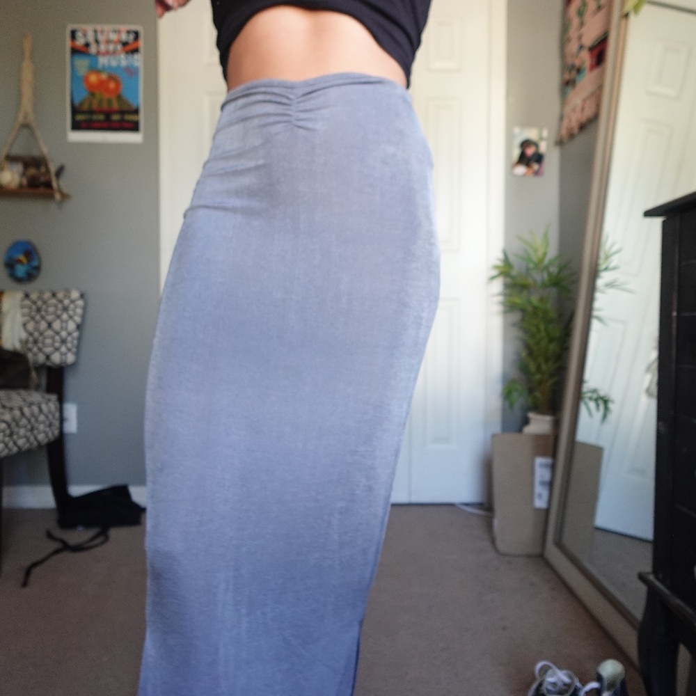 SHEIN Blue Maxi Skirt
